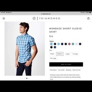 7 Diamonds Button Down